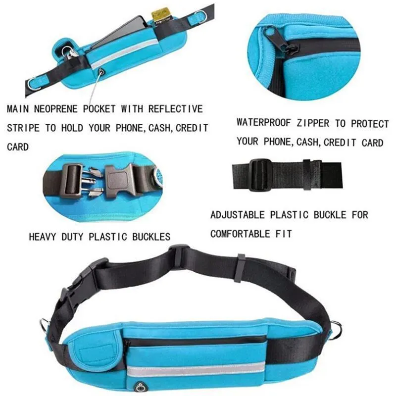 Reflective Elastic Hand Free Jogging Leash for Dog